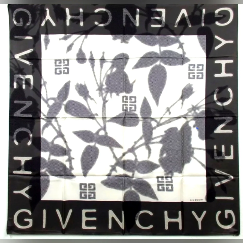 Givenchy Monogram Silk Square Scarf